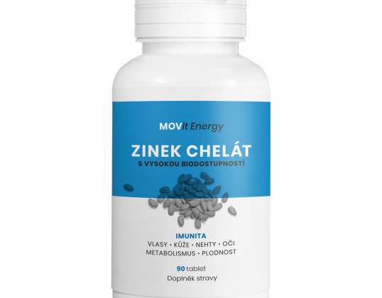 MOVit Zinc Chelate 15 mg 90 tablets