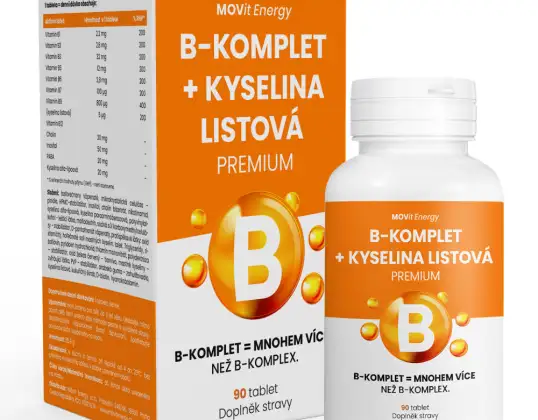 MOVIt B Complete Folna kiselina PREMIUM 90 tableta