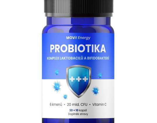 MOVit Probiotics laktobacillu un bifidobaktēriju komplekss 30 10 cps.