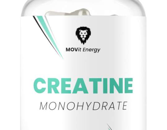 MOVit Kreatino monohidratas 150 vegetariškų kapsulių