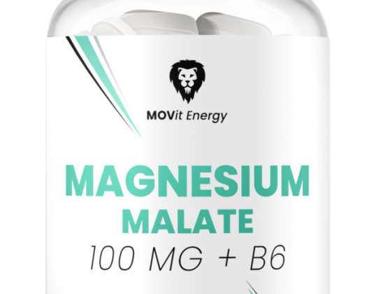 MOVit Magnio malatas 100 mg B6 90 tabletės