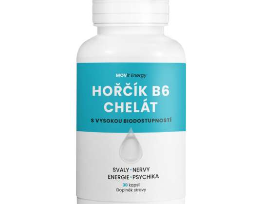 MOVIt Magnesium B6 Chelate 100 mg 30 капсули