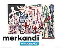 Auction: Lot of Art Prints (10 pieces), on heavy paper (A.R. Penck) - (Ten X Den X Zen 1) - (after the original from 1983)
