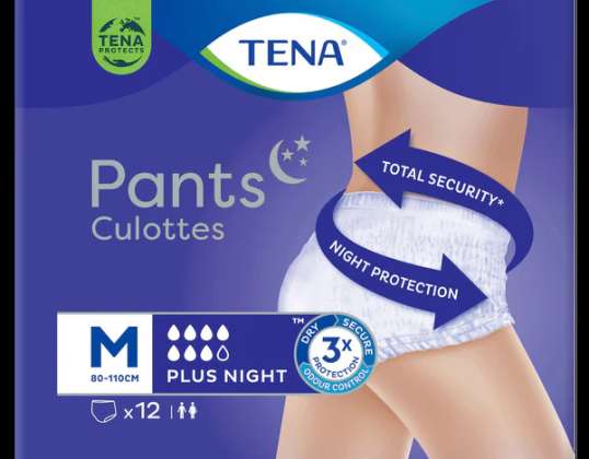 TENA PANTS PLUS NIGHT M PZ12