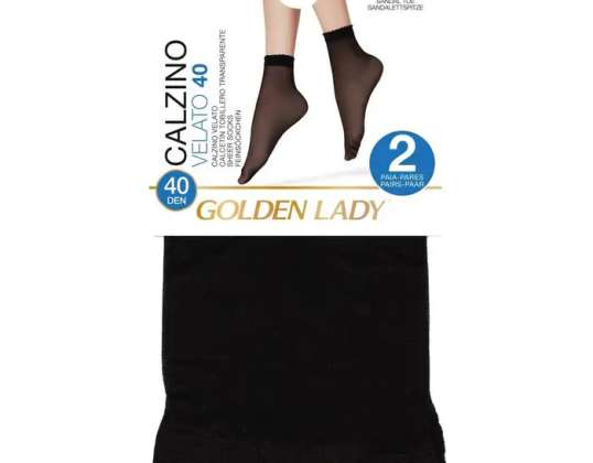 G.L.CALZ. VELATO 40 ZWART PZ2