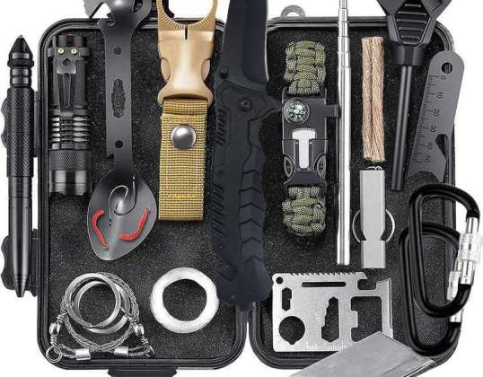 Military Survival Survival Kit Essentials Multitool 32el XL SRV-PRO