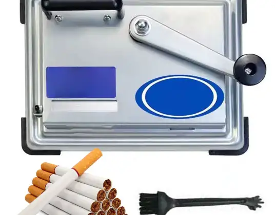 Stalowa Ręczna Maszynka Tłokowa Do Nabijania Papierosów Tytoniu Nabijarka PAP-MA
