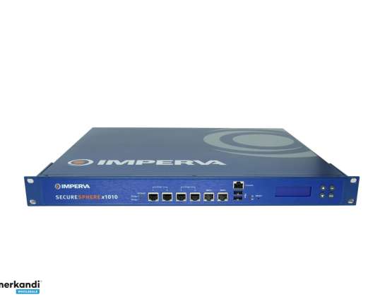 30x Imperva Firewall SecureSphere x1010 4Porturi 1000Mbits Managed No HDD No Operating System Rack Ears Refurbished
