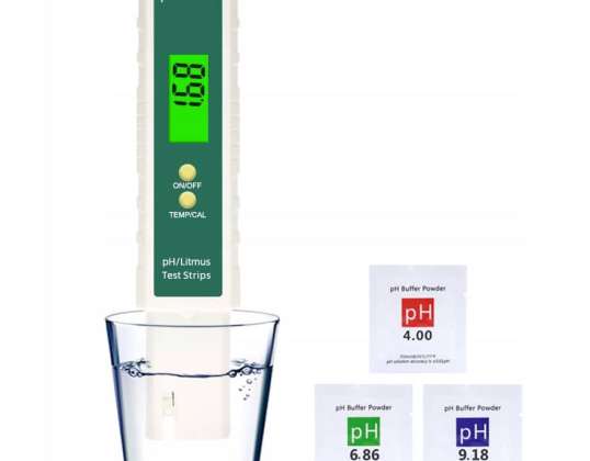 Elektronisk måler, pH-tester, vandkvalitet, buffere, pool, autokalibrering, pH-2Pro