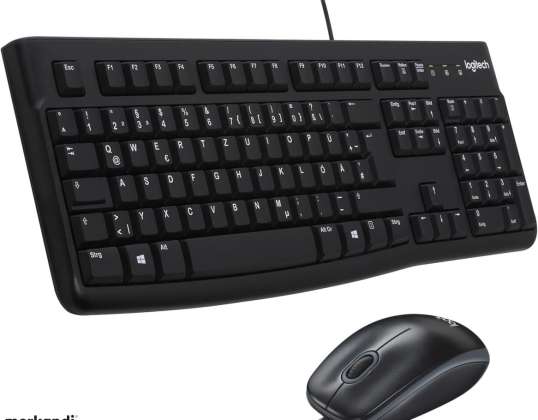 Logitechi töölaud MK120 TUR USB hiire klaviatuur
