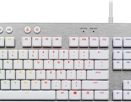 Logitech G815 TAKTIL HVID DEU TAKTIL SWITCH Tastatur