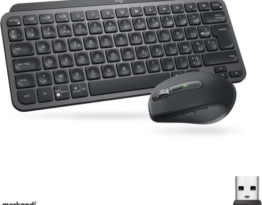 MX клавиши Mini Combo за бизнес мишка клавиатура GRAPHITE FRA