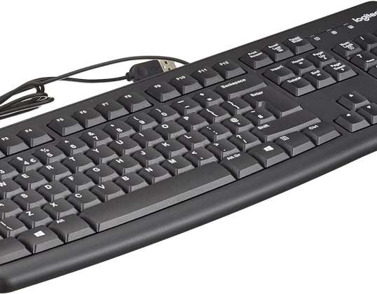 Logitech Keyboard K120 for Business BLK CZE USB cseh billentyűzet