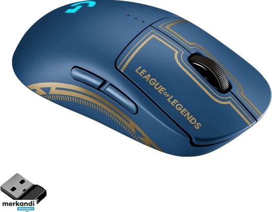 Logitech G PRO wireles Gaming LIGHTSPED HERO 25K Mouse di League of Legends