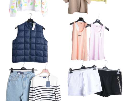 Summer clothes from well-known brands: Gant, Emporio Armani, Guess, Tommy Hilfiger, Tamaris