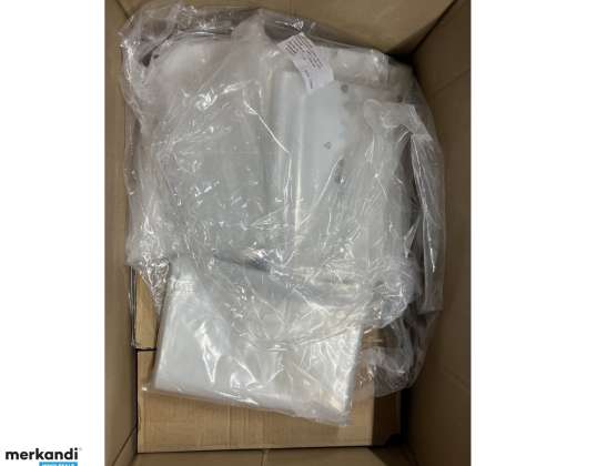 50 100 packs of flat bags LDPE transparent 250x300mm, buy wholesale goods remaining stock pallets