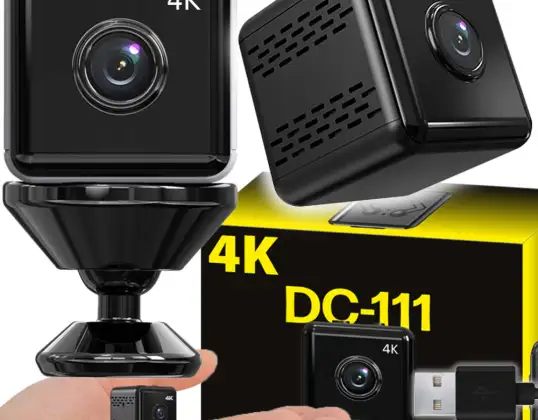 Mini Spy Camera SMART Detection Hidden Webcam Small WIFI 4K +Bracket DC-111
