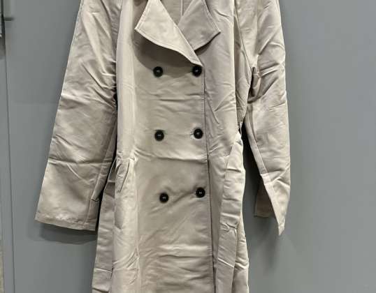 Пальто летнее бежевое - монотовары - смешанные размеры - 38-40-42-44 около 497 штук