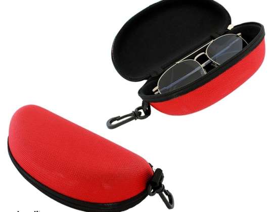 AG177F ÉTUI RIGIDE POUR LUNETTES ROUGES