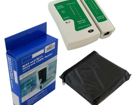 AK85A RJ45/RJ11 CABLE TESTER + ETUI