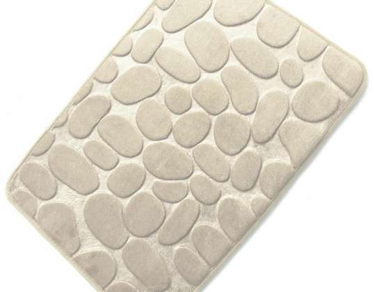 AG491A BATH MAT 3D BEJ