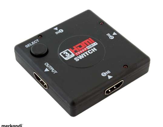 HD28 SWITCH HDMI FULL HD 3 IN 1 OUT