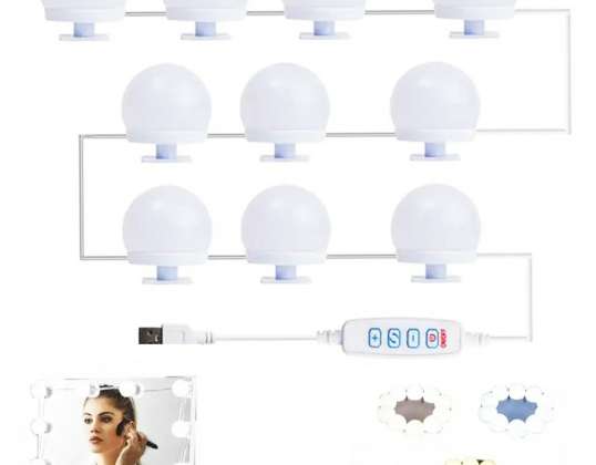 ZD109 LUCES DE ESPEJO LED 10PCS