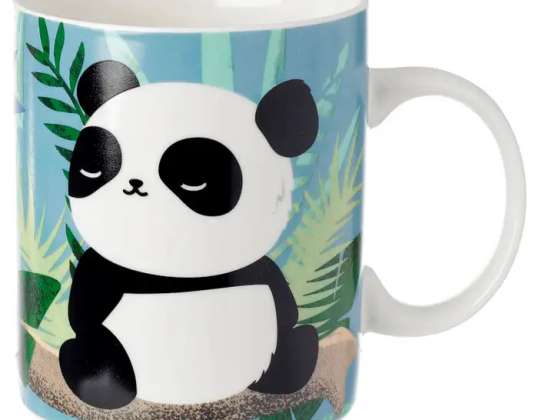 CANECA DE PANDA NO RAMO