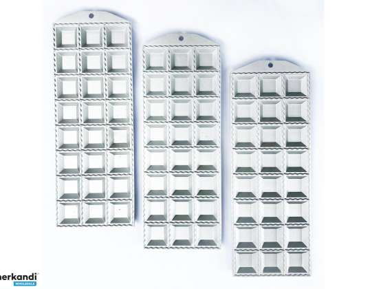 150 db Ravioli formák négyzet alakú alumínium, nagykereskedelmi online bolt fennmaradó raktári raklapok