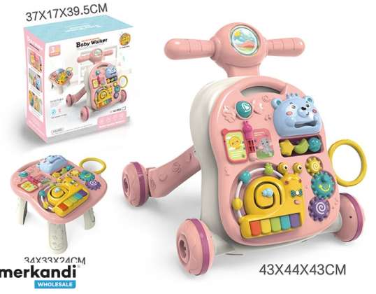 Children's educational walker with music in two shades sm463160