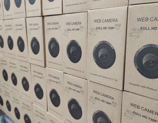 WEB CAMERA. FULL HD 1080 P, COMPATIBLE WITH WINDOWS 10, 8, 7, XP. 5-GLASS LENS.