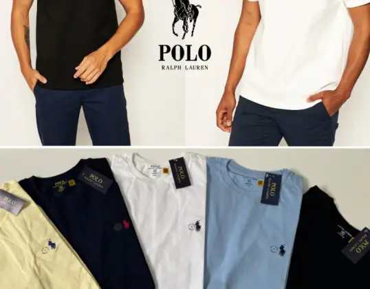 Мужская футболка Polo Ralph Lauren, доступная в пяти цветах и пяти размерах