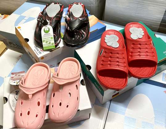 50 пар різноманітного взуття кросівки мікс, купити оптом піддони для оформлення товарів