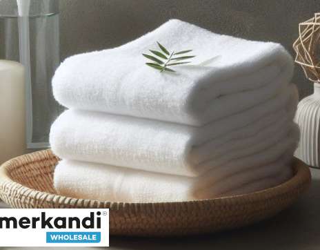 Guest Bath Towel 100%COTTON - 30x50cm - 450GSM - 68g