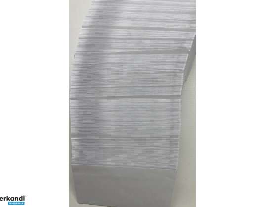 40 1000 упаковок конвертів DIN довгі 110x220 мм білі канцелярські товари, залишок піддонів оптом
