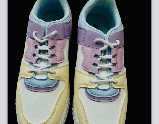 Высококачественная спортивная обувь из британского магазина: размеры 35–40, различные цвета, оптовая продажа.
