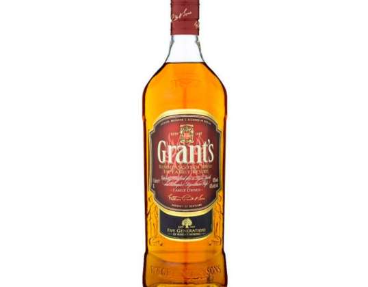 Whisky Grants 0.70 L 40° (R) - produktdetaljer, volum, vekt og tekniske spesifikasjoner