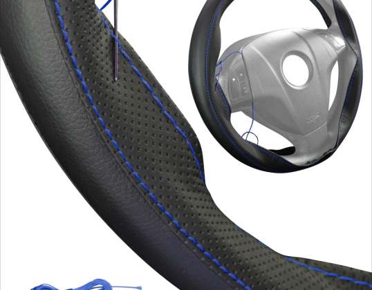 Steering wheel cover to lace up Sport Design Black 37-39 cm Steering wheel diameter 10.3 - 10.7 cm Width