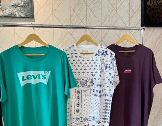 T-shirts masculinas da Levi's.  Ofertas de stock! Oferta de venda super com desconto. Apresse-se !!!