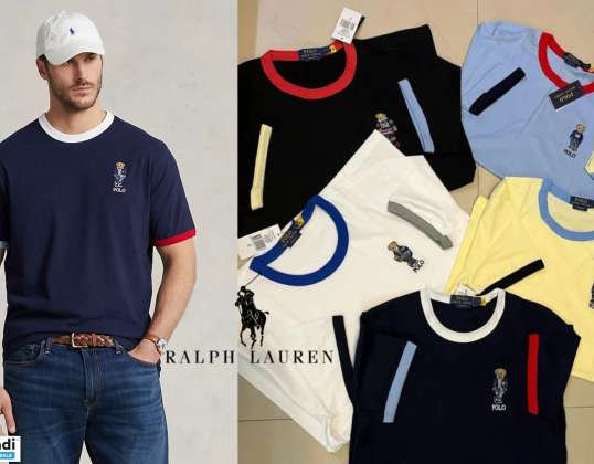 Polo Ralph Lauren Teddy T-skjorte, i fem farger og fem størrelser