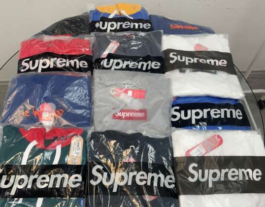 Supreme Man Kläder, Logo Hoodies! Full av produkter med högt värde!