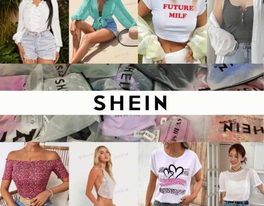 "Shein" didmeninės prekybos drabužių paketas - firminiai drabužių padėklai