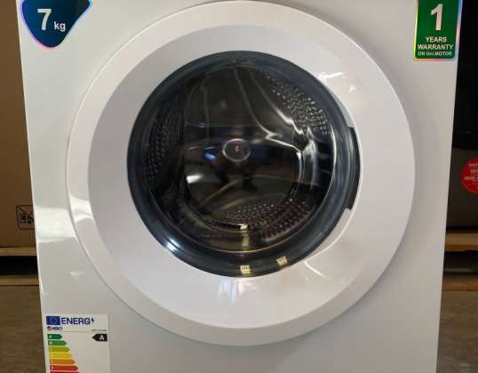 Erikoistarjous: Uudet tehokkaat pesukoneet, joiden paino on 7 kg ja energialuokka A+++
