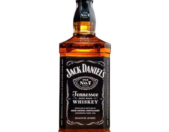 Jack Daniels Whisky 1,00 L 40º - Referentie: 2.4530, 1 Liter, 40° Alcohol, Rosca, Verenigde Staten