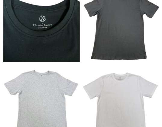 Мъжки тениски Christian Lacroix микс от цветове и размери обло деколте
