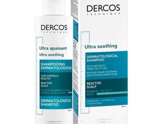 DERCOS TEC SH SENS GRAS F 200ML
