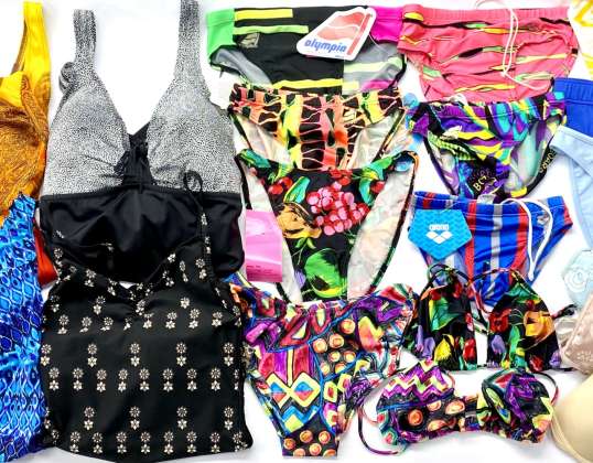 250 stycken Underkläder och badkläder badkläder mix, textil grossist för återförsäljare liten handel