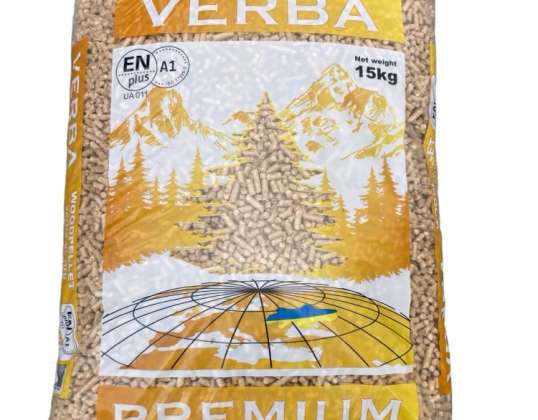 Wood pellets VERBA PREMIUM A1 EN plus certificate UA011 full truck loads