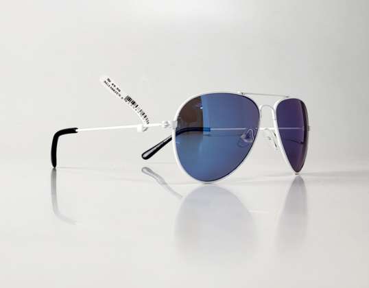 Ochelari de soare TopTen Aviator cu lentile albastre SG13002USBLUE