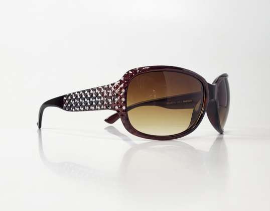 Кафяви слънчеви очила TopTen с кристални камъни SG140174TRANS